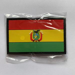 ПВХ флаг Боливия флаги Боливия ПВХ крюк и петля застежка патчи Боливийские флаги Тактический Патч - Product Image 2