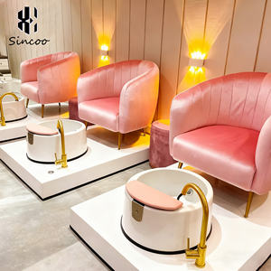 Fabrik preis Moderner Luxus Salon Fuß massage stuhl mit Whirlpool Jet System Liege sitz Nagel <span class=keywords><strong>Spa</strong></span> Funktionen - Product Image 5