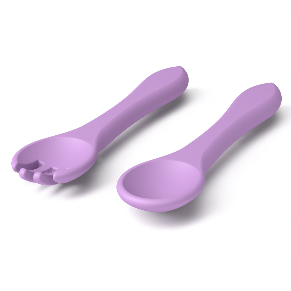 Ensemble spatule et fourchette [Violet]