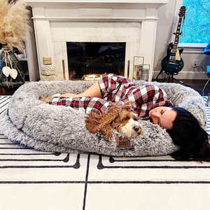 Letto per Cani di Grandi Dimensioni di Lusso, Super Grande, per un Sonno Più Profondo, Morbido e Soffice, in Schiuma Ortopedica, Lavabile - Product Image 3