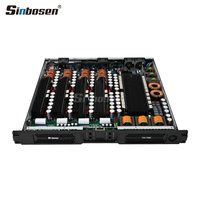 Amplificateur de puissance professionnel 1U 1500Wx4, amplificateur de puissance numérique de classe D pour la musique et l'audio professionnels