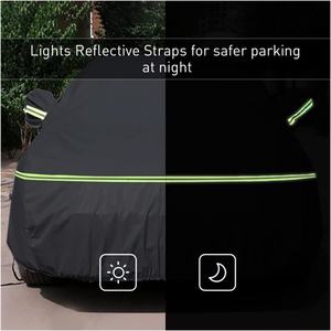 <span class=keywords><strong>Housse</strong></span> de voiture imperméable pour Chevrolet Camaro 2010-2023 avec fermeture éclair sur la porte pour la protection contre le soleil, la pluie, la neige, les UV et la poussière, utilisation intérieure et extérieure - Product Image 4