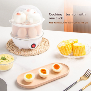 Vaporizador de Huevos Transfronterizo con Apagado Automático, Pequeño para el Hogar, de 2 Capas para 7 Huevos, Placa Calefactora de Acero Inoxidable, Regalo al por Mayor - Product Image 4