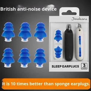 <span class=keywords><strong>Tapones</strong></span> <span class=keywords><strong>para</strong></span> los <span class=keywords><strong>Oídos</strong></span> Cilíndricos de Silicona Resistentes al Ruido Imebobo, Plegables, Intrínsecamente Seguros <span class=keywords><strong>para</strong></span> Nadar y Festivales de Música - Product Image 2