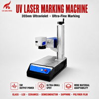 Machine de marquage laser UV professionnelle CKMACHINE 5W pour verre, plastique, outils médicaux, marquage à froid, zone de chaleur minimale, certifiée CE