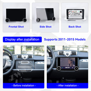 Lecteur multimédia pour voiture de 11,5 pouces pour <span class=keywords><strong>Mercedes</strong></span>-Benz Smart 2011-2015, <span class=keywords><strong>autoradio</strong></span> Android, enregistreur de <span class=keywords><strong>cassette</strong></span>, GPS, unité principale audio - Product Image 4