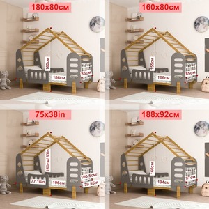 Монтессори кровать для малышей Крытый Тренажерный зал игровой домик джунгли тренажерный зал особенность деревянный для детей для спальни ванная комната уличная школа использование - Product Image 2
