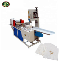 Plieuse de serviettes en papier entièrement automatique usine de fabrication de serviettes mouchoir