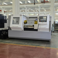 Tour CNC à lit plat CK6150, haute précision, pour tournage horizontal de métaux, système GSK/FANUC, certifié CE