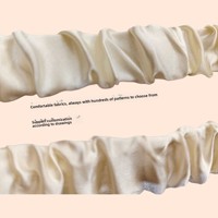 Gantungan Kunci Lanyard Scrunchie Satin Poliester Ramah Lingkungan Buatan Tangan, Modis, Promosi, Custom Metalik Holografik Warna-warni