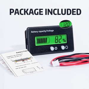 Dc 12V 24V 36V 48V 60V 72V Golf Cart Pin Volt Meter với báo động, thiết lập và chuyển đổi, xe pin công suất điện Áp Màn hình đo - Product Image 5