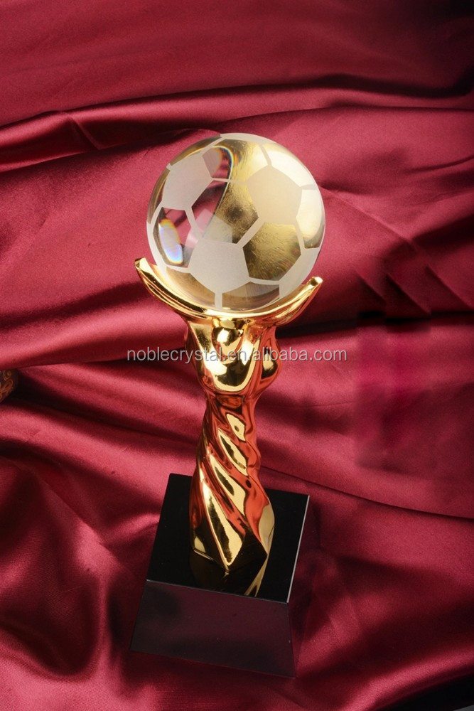 Métal boule de cristal trophée