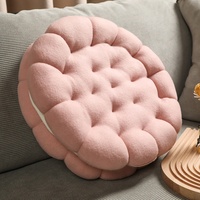 Coussins de sol doux remplissage PP coton salon chambre à coucher coussin de siège en forme de Biscuit oreiller en gros