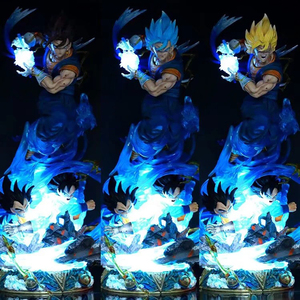 Juguetes de resina de PVC personalizados, figuras de acción y juguete de alta calidad de 46cm, super saiyan, tres cabezas con luz, vegeta, anime, <span class=keywords><strong>DBZ</strong></span>, <span class=keywords><strong>2022</strong></span> - Product Image 4