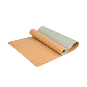 Dayanıklı logolu TPE malzemeden yapılmış özelleştirilebilir mantar + TPE Yoga matı 0.4cm kalınlık - Product Image 5