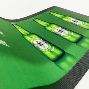 Tappetini da Bar a sublimazione tappetini da birra in gomma morbida in PVC con loghi e colori personalizzati per la pubblicità - Product Image 6