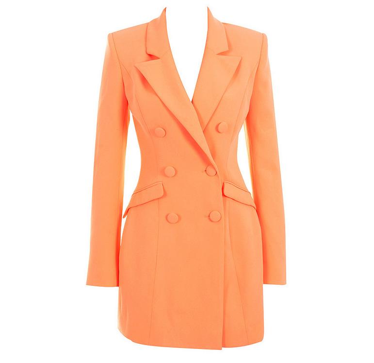 open lace back dress Liba Orange Blazer Dress  Lady Biba US