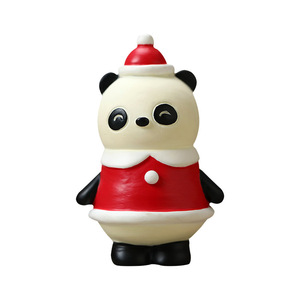 Décorations de Noël, figurines artisanales mignonnes en résine de Père Noël et de rennes, ornements de bureau fabriqués en Chine, sans motif - Product Image 5