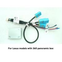 Câble d'alimentation Caméra arrière 360° HUD Lexus IS 2013-2016 Écran IPS Résolution 1280x480 Lecteur multimédia de voiture Gestionnaire de fichiers