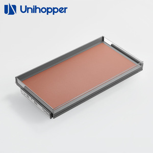Cooper Vanca <b>Wardrobe</b> Pull Out Basket Rectangle Leather Drawer Type Damping Buffer Telescopic For Home Cabinets - Product Image 4