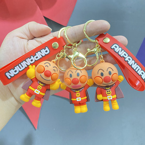 Wholesale New Lovely Anpan-mans Keychain 3D Figure Pendant <b>Car</b> Hanging <b>Ornament</b> Bag Charm Cartoon Gift - Product Image 1