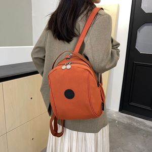 Orange Women's <b>Backpack</b> With Detachable Strap Water Resistant <b>Large</b> <b>Capacity</b> For Everyday Use Spring 2024 - Product Image 1