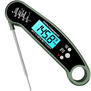 OEM <b>Foldable</b> Waterproof Digital Instant Read <b>Bbq</b> Food Grilling Meat Thermometer for Cooking - Product Image 6