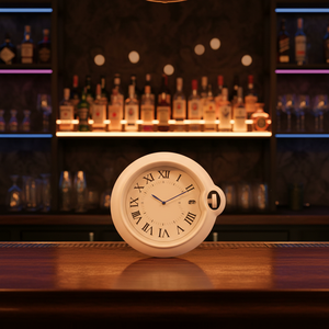 Luxury Quartz Analog Metal <b>Wall</b> <b>Clock</b> with Needle Display Radio Calendars for Living Room Home Decor-Contemporary <b>Design</b> - Product Image 3