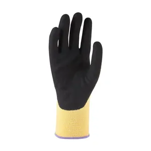 Guanto Towa - 591S 7/S Activ Grip Advanced Kev - Colore: Nero / Giallo - Guanti da lavoro consigliati - Product Image 2