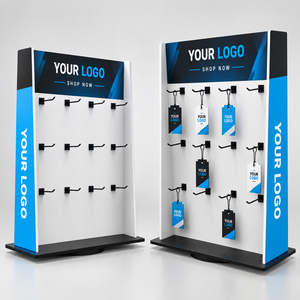 Customized <strong>Table</strong> Top Rotating Acrylic Pvc Wood <strong>Display</strong> Stand Counter <strong>Display</strong> Rack for Jewelry &amp; Gifts &amp; Keychain Retail Stores - Product Image 1