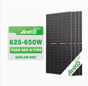 JINKO แผงเซลล์<span class=keywords><strong>แสงอาทิตย์</strong></span> N-Type 625W-650W สร้างพลังงานอย่างมีประสิทธิภาพจัดหาจำนวนมากสำหรับโครงการพลังงานแสงอาทิตย์ราคาโรงงานได้เปรียบ - Product Image 4