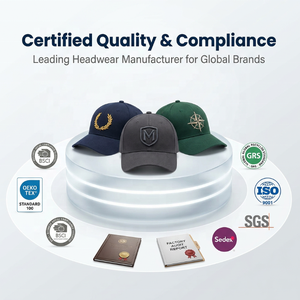 Casquette Snapback à 5 Panneaux en Coton et <span class=keywords><strong>Laine</strong></span>-Acrylique Bicolore, Broderie Professionnelle, Compatible Grandes Tailles, Prête à Expédier (RTS) - Product Image 5