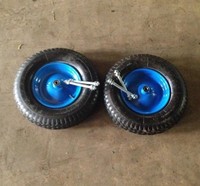 Chine 300-4 roues de brouette en caoutchouc