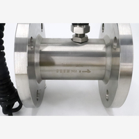 Medidor de Flujo de Turbina Pulsante Digital de Acero Inoxidable 4-20mA, Conexión de Brida, Protección IP65, para Líquidos/Ácidos/Aceite/Corrosivos, OEM de Alta Calidad