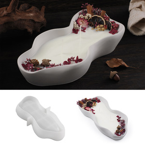 Silicone Mold Irregular Shape <b>Candle</b> Boat DIY <b>Candle</b> Making Reusable Mold For Craft Projects - Product Image 1