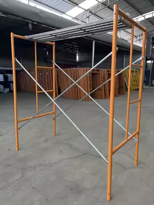 Galvanized Mobile <b>Folding</b> Scaffolding System Portable Frame for Construction Platform Modern Design Scaffolding - Product Image 6