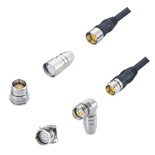 Fine cables Industrial M8 M12 M16 M23 4/19-poliger wasserdichter kreisförmiger elektrischer Kabel anschluss