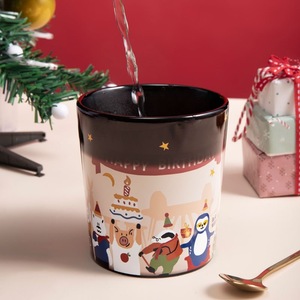 Nuevo estilo popular Navidad estilo americano <span class=keywords><strong>taza</strong></span> de café de cerámica promoción personalizada regalo tazas de leche Regalo de Cumpleaños <span class=keywords><strong>taza</strong></span> mágica - Product Image 2
