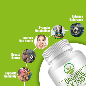 แคปซูลมิลค์ธิสเซิลออร์แกนิกแบบ OEM/ODM แบรนด์ส่วนตัว ช่วยบำรุงผิวให้แข็งแรง เสริมสร้างภูมิคุ้มกัน ผลิตภัณฑ์เสริมอาหารจากสมุนไพร - Product Image 5