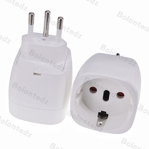 Adaptateur de voyage <span class=keywords><strong>Suisse</strong></span> Allemagne Schuko EU vers <span class=keywords><strong>prise</strong></span> <span class=keywords><strong>Suisse</strong></span>, adaptateur <span class=keywords><strong>Suisse</strong></span> 10A 250V, <span class=keywords><strong>prise</strong></span> triple - Product Image 2