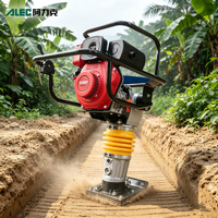 Compacteur de sol diesel à plaque vibrante (type Jumping Jack) 450-700 battements par minute, plaque 280x320mm, disponible en OEM, vente en gros