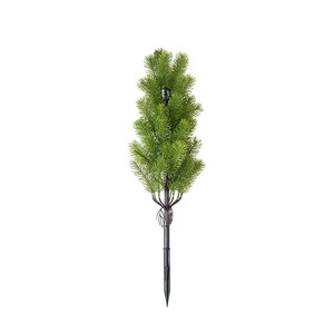 Árbol de Pino Artificial de 60 cm, Decoración de Jardín para Exteriores, Flores de Plástico Verdes, Decoración para el Hogar - Product Image 4