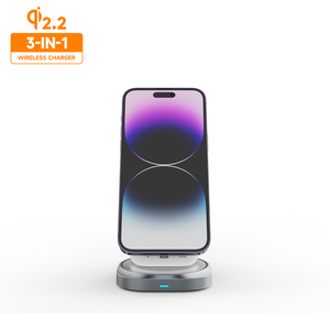 Estación de carga inalámbrica plegable <span class=keywords><strong>3</strong></span> en 1 Qi2.2 para <span class=keywords><strong>iPhone</strong></span> 17 <span class=keywords><strong>AirPods</strong></span> <span class=keywords><strong>3</strong></span>/2 IWatch 9 8 <span class=keywords><strong>7</strong></span> para cargador magnético Samsung Galaxy - Product Image 6