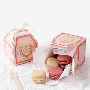 Wedding Souvenir <strong>Candy</strong> <strong>Box</strong> Favor Paper Packaging <strong>Box</strong> With Ribbon - Product Image 1
