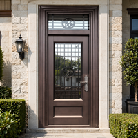 Porte de sécurité en acier inoxydable robuste, conception anti-balles, antivol pour villa, hall, bâtiment haute sécurité, certifiée CE