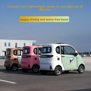 Coche eléctrico pequeño de cuatro ruedas, compacto, con carrocería cerrada, 2 plazas, mini EV para desplazamientos diarios en la ciudad. - Product Image 4