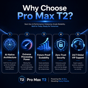 เวิร์กสเตชัน New T2 Pro Tower รุ่น Core Ultra 9 แรม 8GB กราฟิกการ์ดในตัว รองรับการโอเวอร์คล็อกซีพียู ให้ประสิทธิภาพเหนือชั้น - Product Image 4