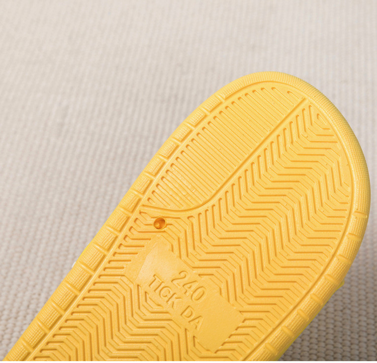 Summer Beach Flip Flops Bathroom Flat Sandals PVC Outsole Non-slip Slides Slippers for Women