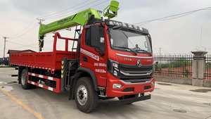 Camion grue Dongfeng 4x2, grue montée sur camion de 8 tonnes, fabricant de grues - Product Image 2