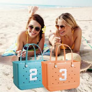 Bogg Bag Number Charms <b>Insert</b> Decorative Letters 0-9 Compatible with Bogg Bag Original All Models for <b>Handbag</b> Beach Tote Bag - Product Image 4